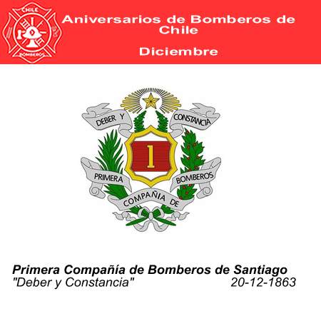 aniversario primera compa&ntilde;ia bomberos de santiago