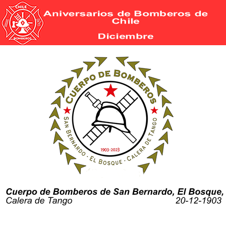 aniversario cuerpo de bomberos de san bernardo