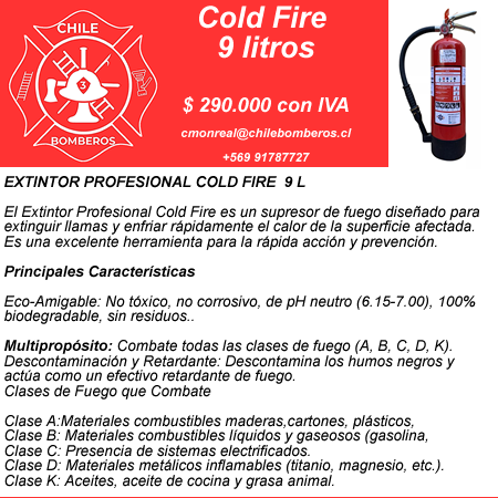 COLD FIRE 9 KILOS 