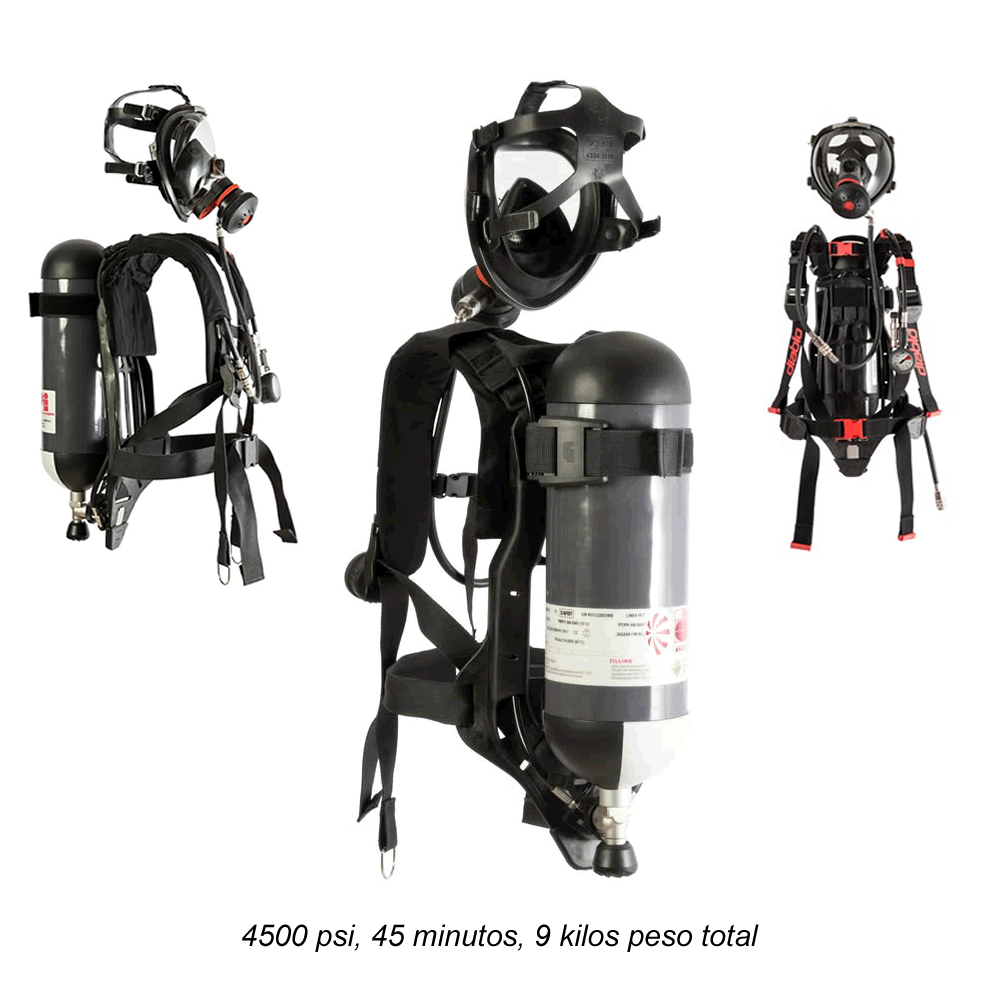 DPI SEKUR equipo era de 4500 lbs , 45 minutos de duracion 9 kilos de peso